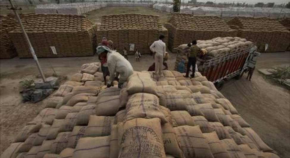 जरूरत से ज्यादा स्टॉक ः एफसीआइ के गोदाम में रखा गेहूं, केंद्रीय पूल में 550 लाख टन खाद्यान्न से सरकार को राहत