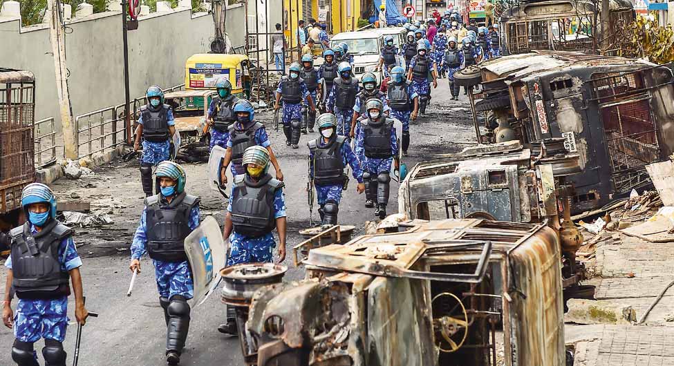 बेंगलूरू में दंगा बेंगलूरू में दंगा