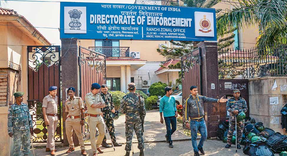 प्रवर्तन निदेशालयः सोरेन सरकार का सिरदर्द प्रवर्तन निदेशालयः सोरेन सरकार का सिरदर्द