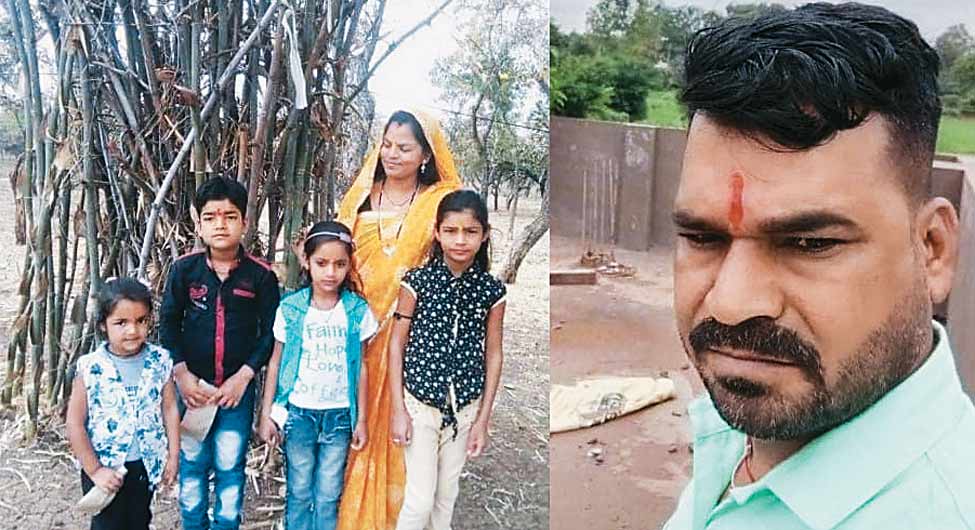 किस्मत के मारेः सामूहिक खुदकशी के बाद बच गए किशोर जाटव (ऊपर) और परिवार किस्मत के मारेः सामूहिक खुदकशी के बाद बच गए किशोर जाटव (ऊपर) और परिवार